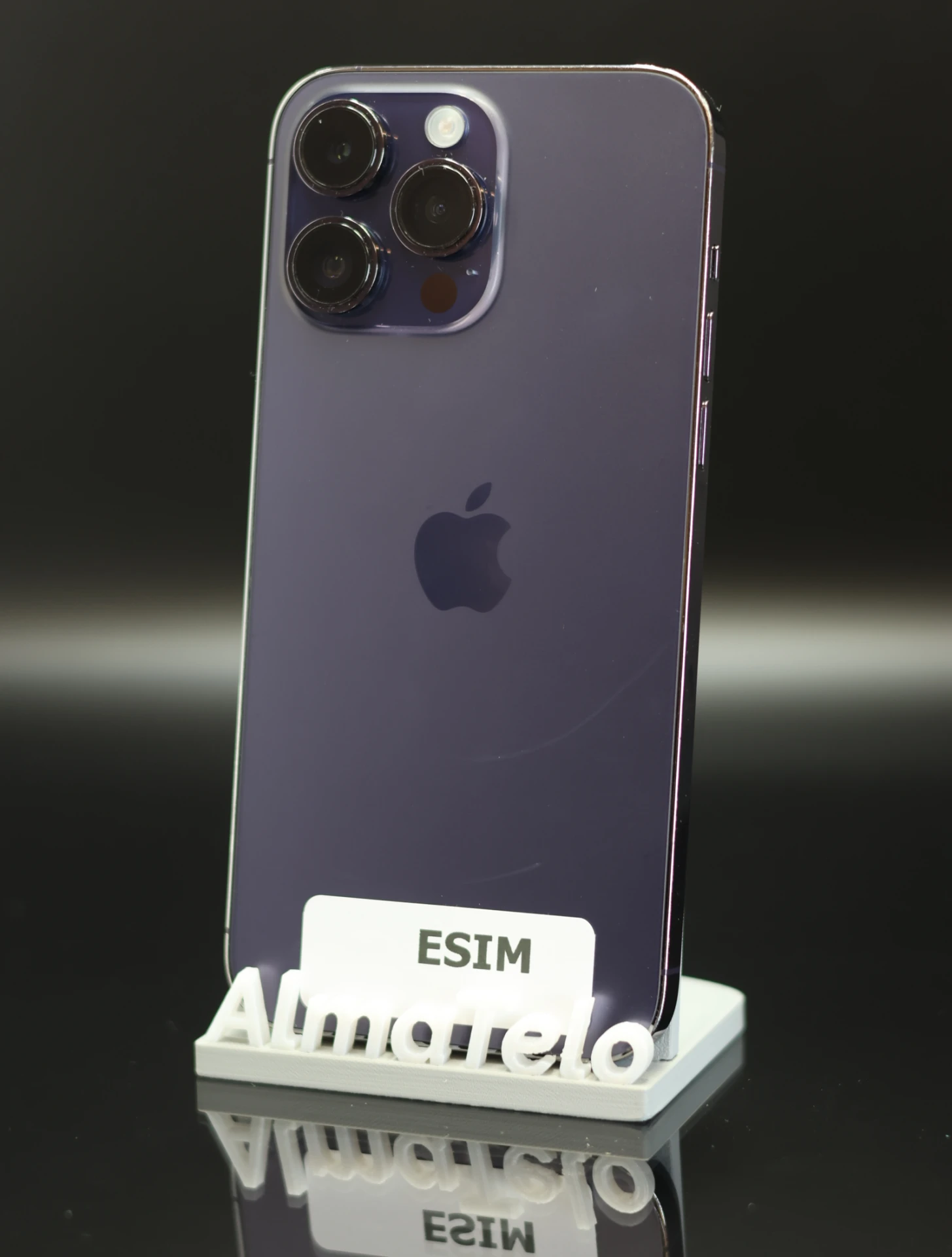 Apple iPhone 14 Pro Max eSIM 256 GB Deep Purple 100% akku - 12 HÓ GARANCIA