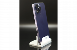 Apple iPhone 14 Pro Max eSIM 256 GB Deep Purple 100% akku - 12 HÓ GARANCIA