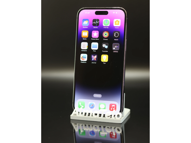 Apple iPhone 14 Pro Max eSIM 256 GB Deep Purple 100% akku - 12 HÓ GARANCIA