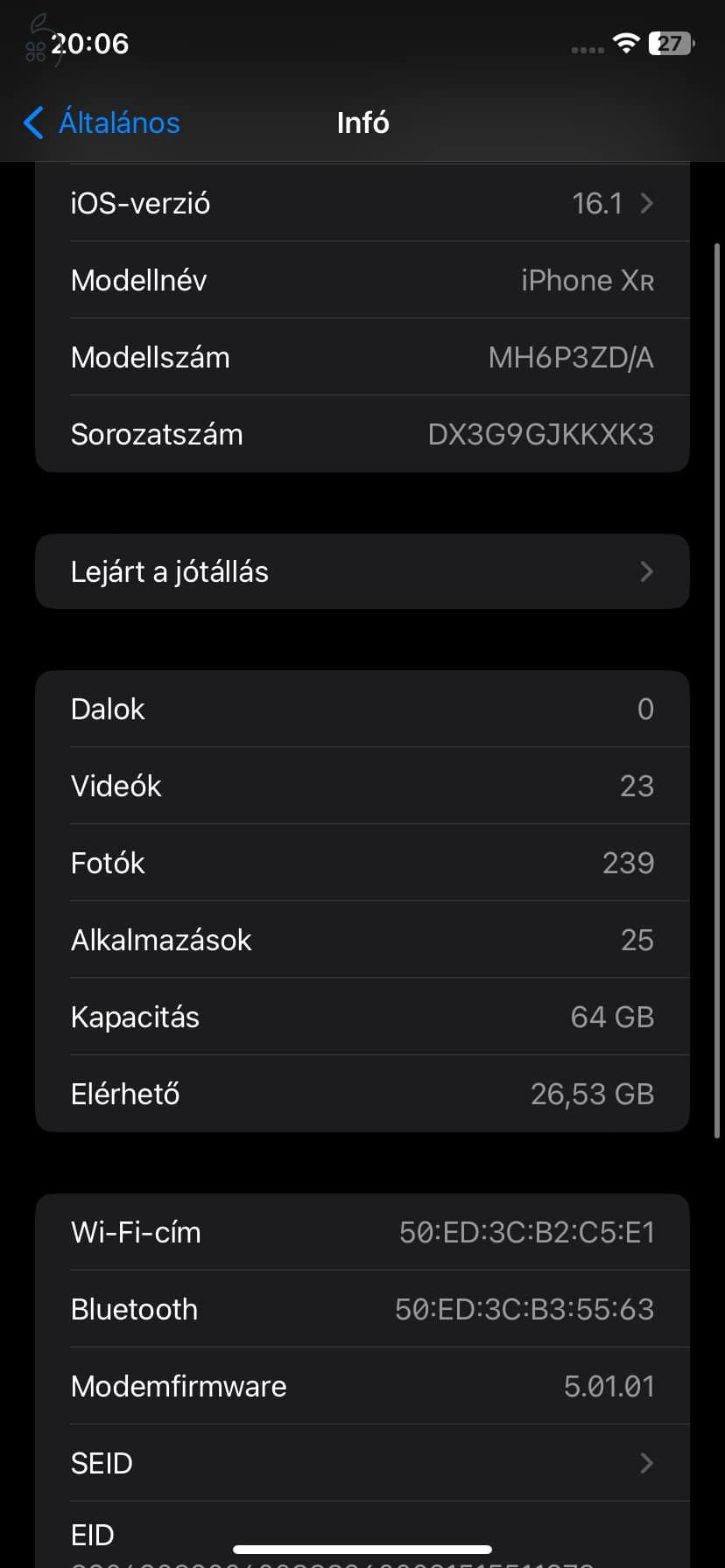 IPhone XR 64gb Red (96% akksi)