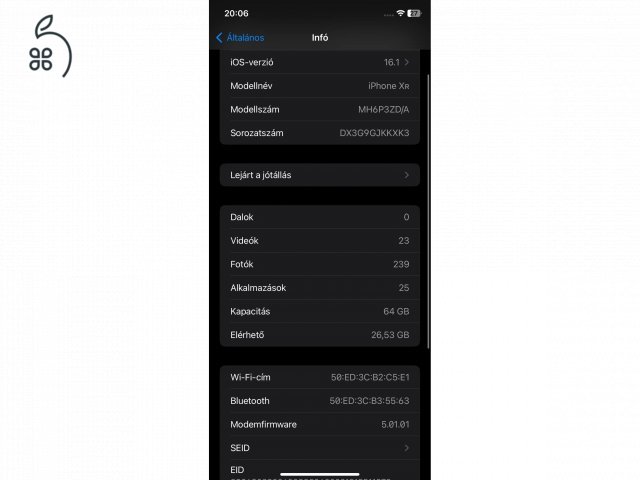 IPhone XR 64gb Red (96% akksi)