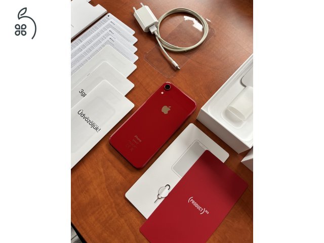 Gyönyörű, valóban újszerű iPhone XR 64GB Product Red