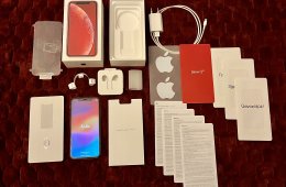 Karcmentes, új állapotban lévő Apple iPhone XR 64GB Product Red