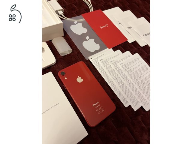 Karcmentes, új állapotban lévő Apple iPhone XR 64GB Product Red