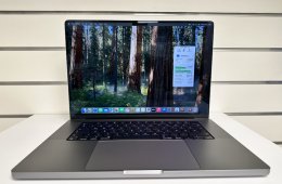 Üzletből, garanciával, MacBook Pro Retina 16″ M2 Max 64GB RAM/38Mag GPU/1TB SSD Space Gray