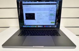 Üzletből, garanciával, MacBook Pro Retina 16″ M2 Max 64GB RAM/38Mag GPU/1TB SSD Space Gray