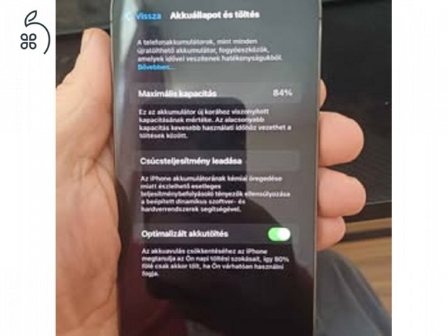 128gb, 84%-os aku,felújítva, jó állapotú,2 év garancia