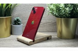  iPhone 13 128GB Piros, Független - Garancia, Számla 
