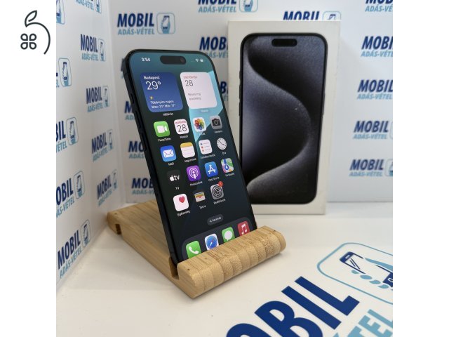 Apple iPhone 15 Pro 128GB, Kártyafüggetlen, 1 Év Garanciával