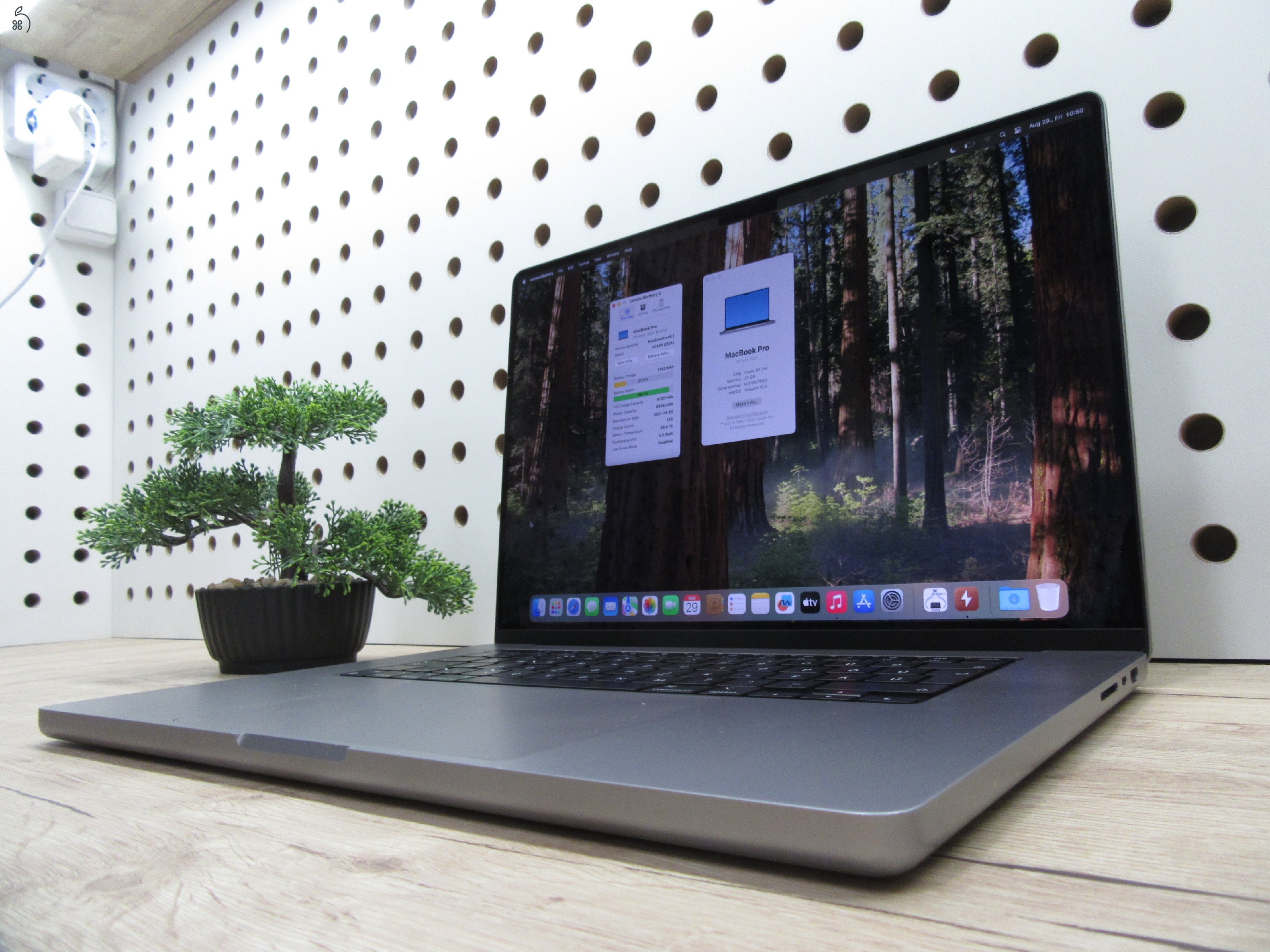Apple MacBook Pro 16” M1 Pro – Újszerű állapot, prémium teljesítmény – 32 GB RAM / 512 GB SSD – Használt – 3 hónap garanciával