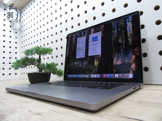 Apple MacBook Pro 16” M1 Pro – Profi teljesítmény és lenyűgöző kijelző – 32 GB RAM / 512 GB SSD – Használt, karcmentes – 3 hónap garanciával