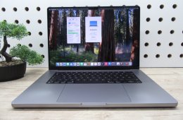 Apple MacBook Pro 16” M1 Pro – Profi teljesítmény és lenyűgöző kijelző – 32 GB RAM / 512 GB SSD – Használt, karcmentes – 3 hónap garanciával