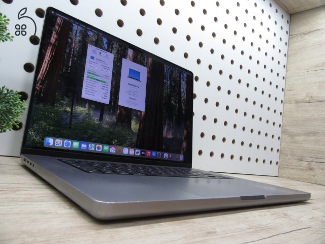 Apple MacBook Pro 16” M1 Pro – Profi teljesítmény és lenyűgöző kijelző – 32 GB RAM / 512 GB SSD – Használt, karcmentes – 3 hónap garanciával