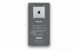 Mac Pro 2019 / 3,5 GHz 8Core / 32GB RAM / 1TB SSD / AMD 580X / AfterBurner