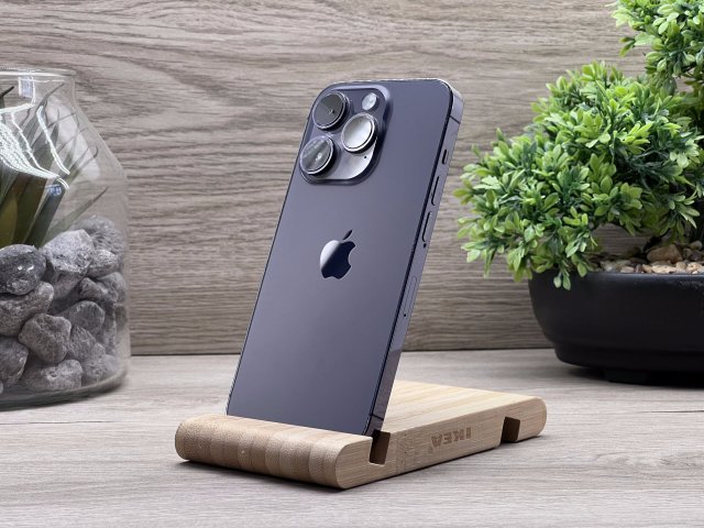 iPhone 14 Pro Deep Purple 128GB 2 ÉV Garanciával Számlával 100% Aksi