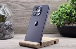 iPhone 14 Pro Deep Purple 128GB 2 ÉV Garanciával Számlával 100% Aksi