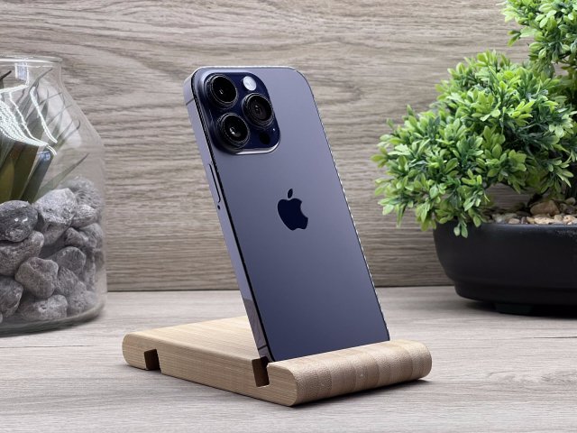 iPhone 14 Pro Deep Purple 128GB 2 ÉV Garanciával Számlával 100% Aksi