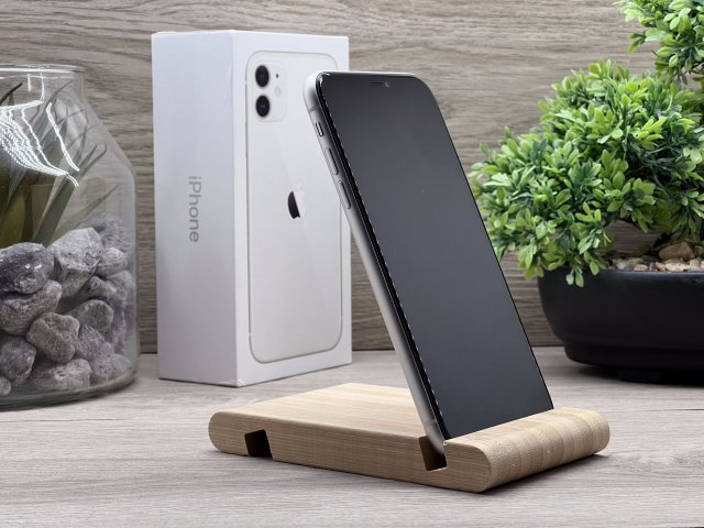 iPhone 11 White 128GB 2 ÉV Garanciával Számlával 90% Aksi