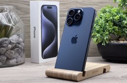 iPhone 15 Pro Space Black 256GB 2 ÉV Garanciával Számlával 95% Aksi