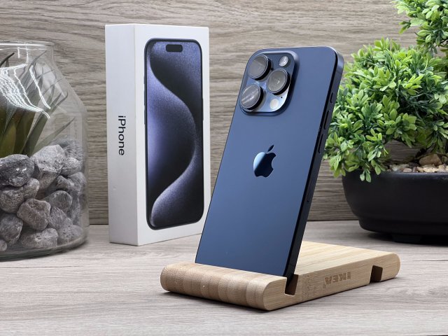 iPhone 15 Pro Space Black 256GB 2 ÉV Garanciával Számlával 95% Aksi