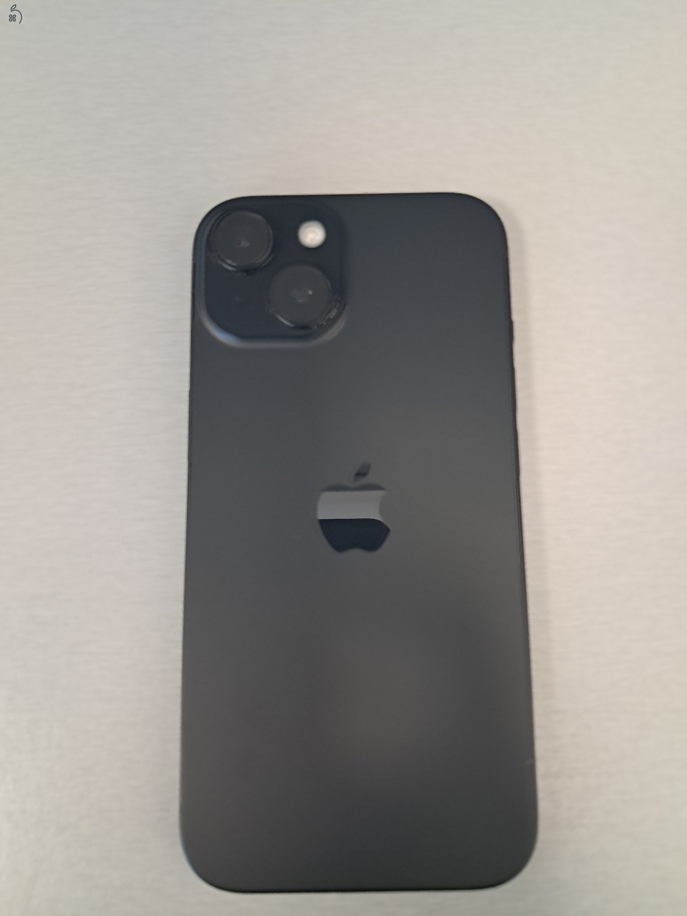 Iphone 15 Black 128 GB dobozos, garanciás, 100% akku