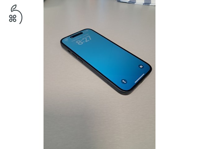 Iphone 15 Black 128 GB dobozos, garanciás, 100% akku