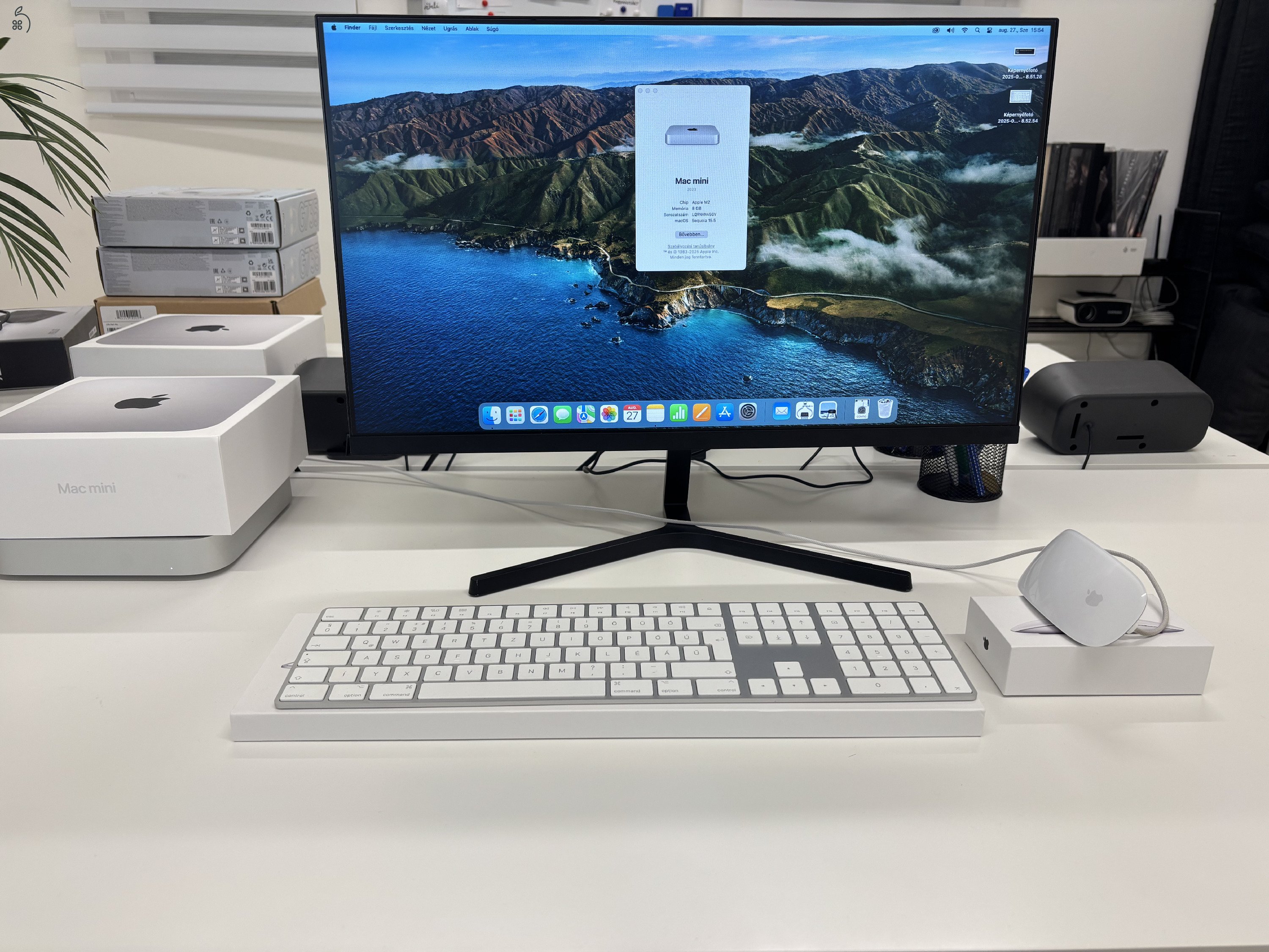 Mac minik,billentyűzetek, egerek, monitorok
