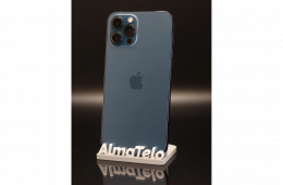 Apple iPhone 12 Pro Max 128 GB Pacific Blue 100% akku - 12 HÓ GARANCIA