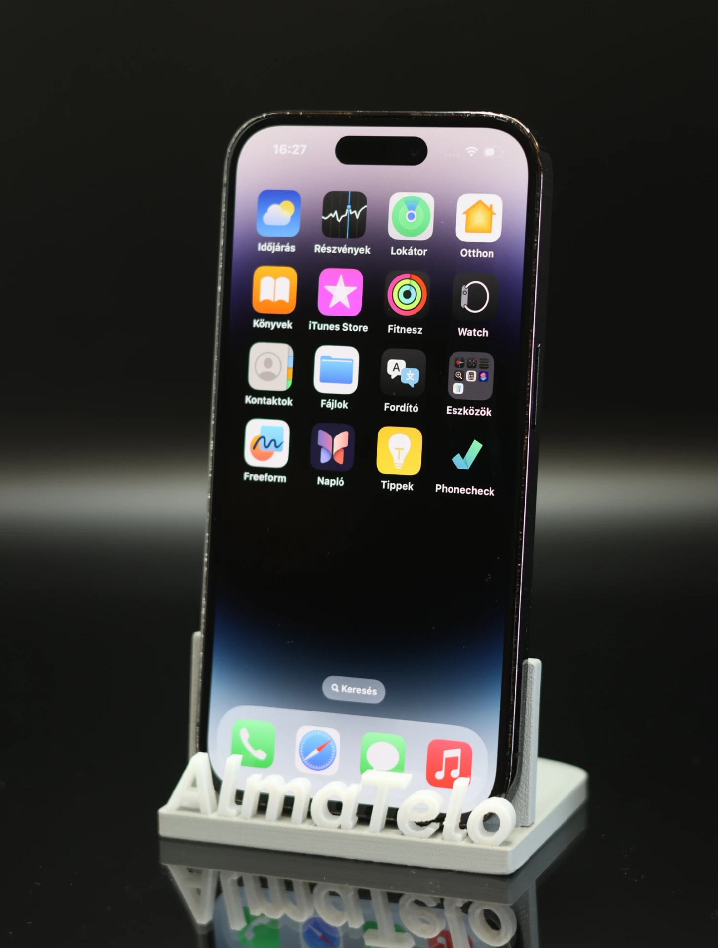 Apple iPhone 14 Pro 256 GB Space Black 100% akku - 12 HÓ GARANCIA
