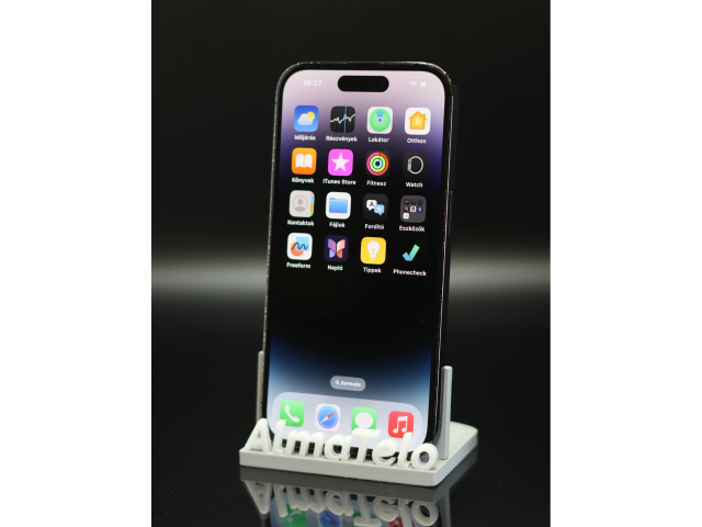 Apple iPhone 14 Pro 256 GB Space Black 100% akku - 12 HÓ GARANCIA