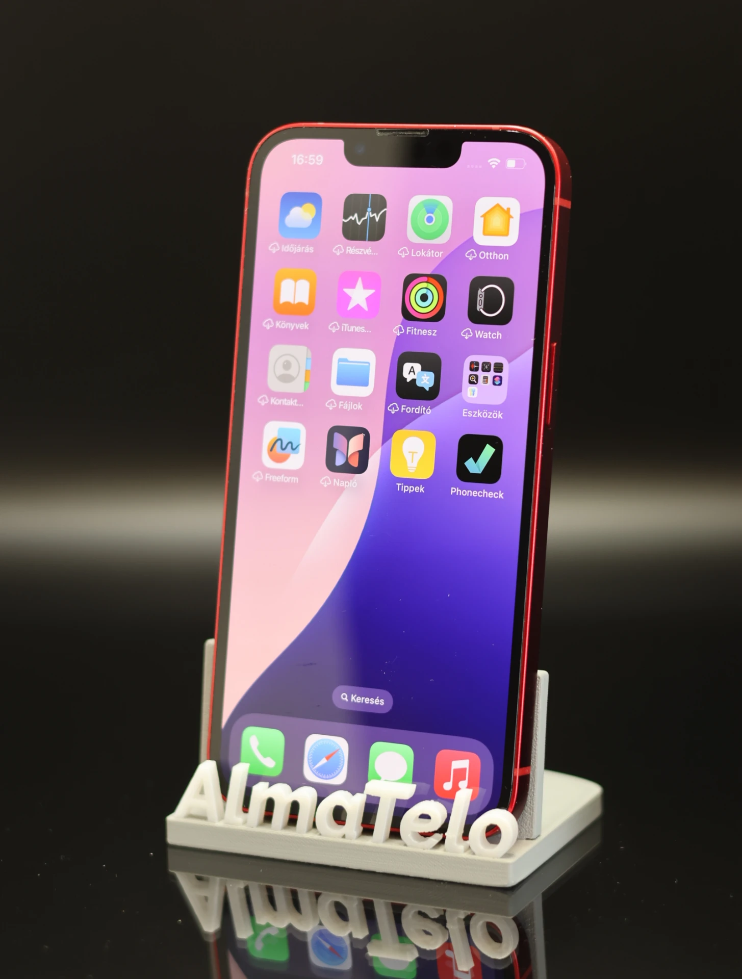 Apple iPhone 13 128 GB PRODUCT RED 100% akku - 12 HÓ GARANCIA