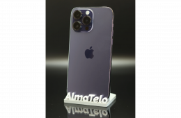 Apple iPhone 14 Pro Max 256 GB Deep Purple 100% akku - 12 HÓ GARANCIA