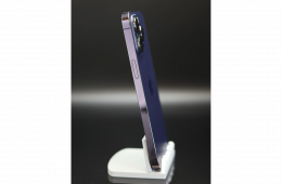 Apple iPhone 14 Pro Max 256 GB Deep Purple 100% akku - 12 HÓ GARANCIA