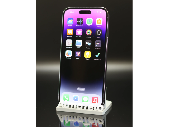 Apple iPhone 14 Pro Max 256 GB Deep Purple 100% akku - 12 HÓ GARANCIA