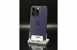 Apple iPhone 14 Pro 128 GB Deep Purple 100% akku - 12 HÓ GARANCIA