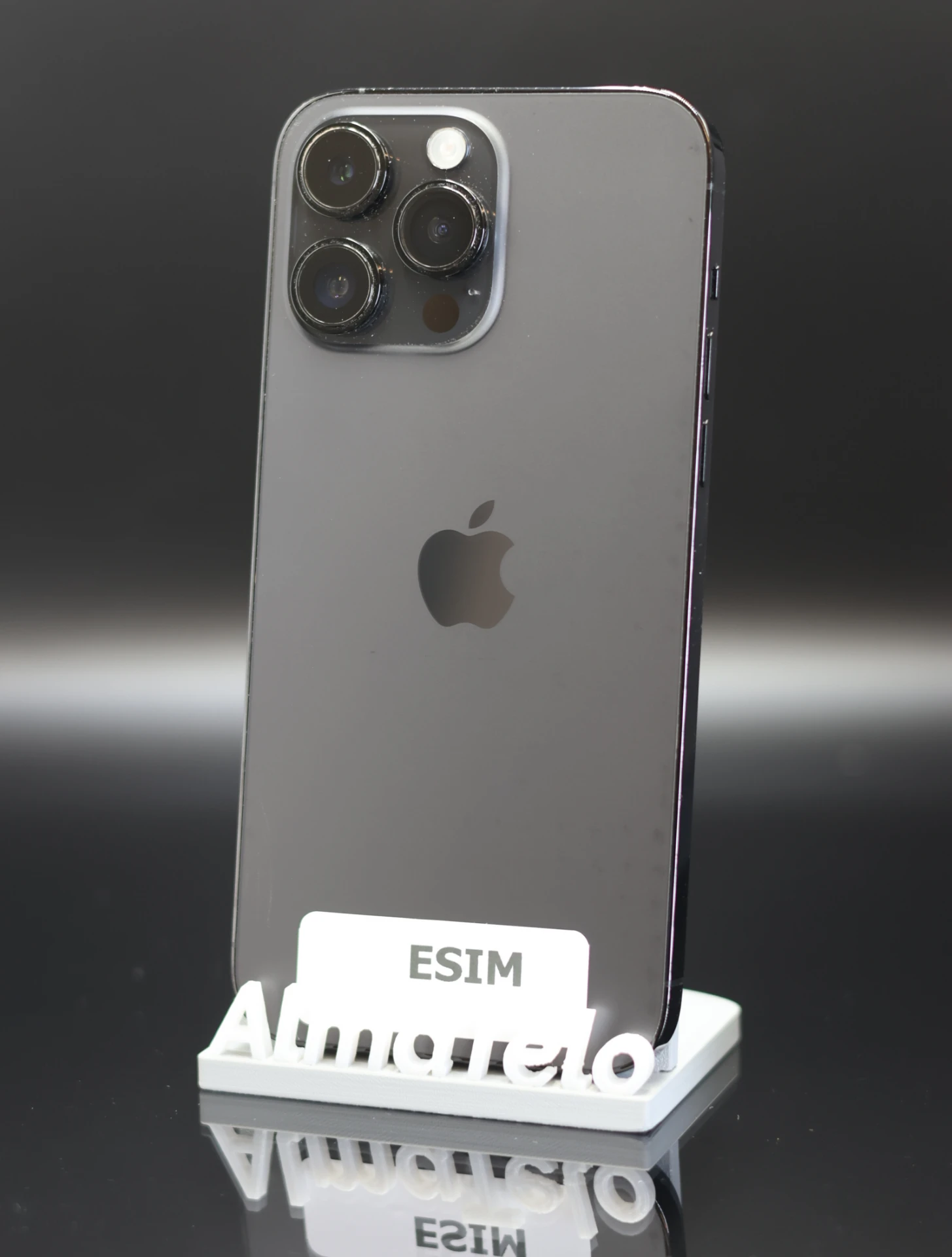 Apple iPhone 14 Pro Max eSIM 128 GB Space Black 100% akku - 12 HÓ GARANCIA