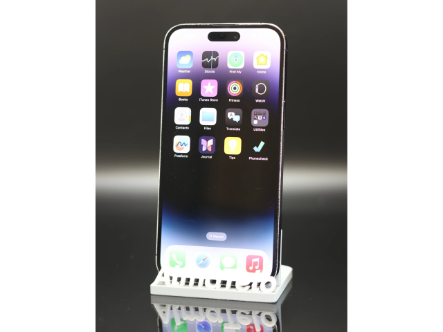 Apple iPhone 14 Pro Max eSIM 128 GB Space Black 100% akku - 12 HÓ GARANCIA