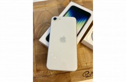 Használt Iphone SE3 64 GB Starlight fehér, tökéletes állapot, független