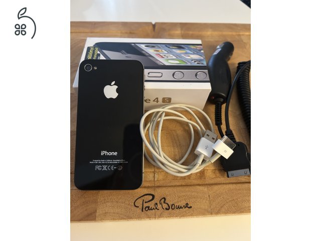Iphone 4S 16GB ŐSTELEFON, kiváló állapotban, töltővel