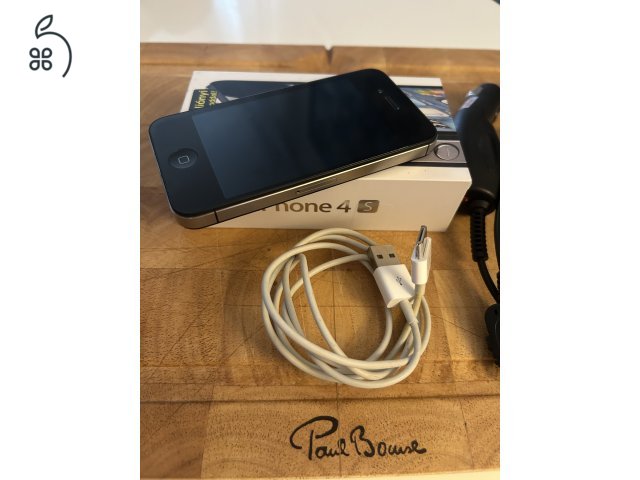 Iphone 4S 16GB ŐSTELEFON, kiváló állapotban, töltővel