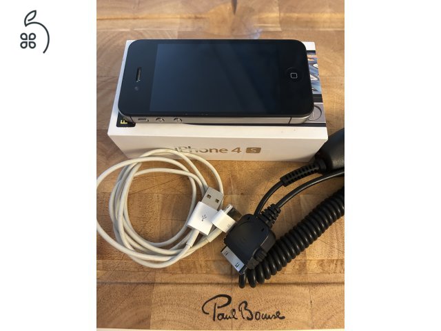 Iphone 4S 16GB ŐSTELEFON, kiváló állapotban, töltővel