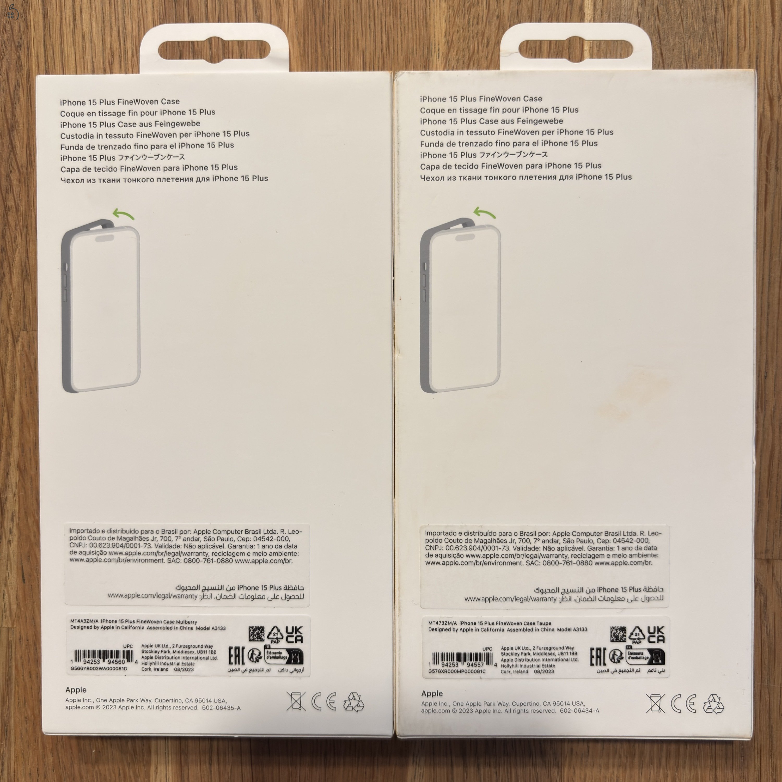 Apple iPhone 15 plus fine woven, magsafe tokok