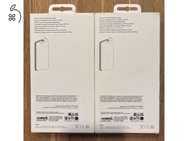 Apple iPhone 15 plus fine woven, magsafe tokok