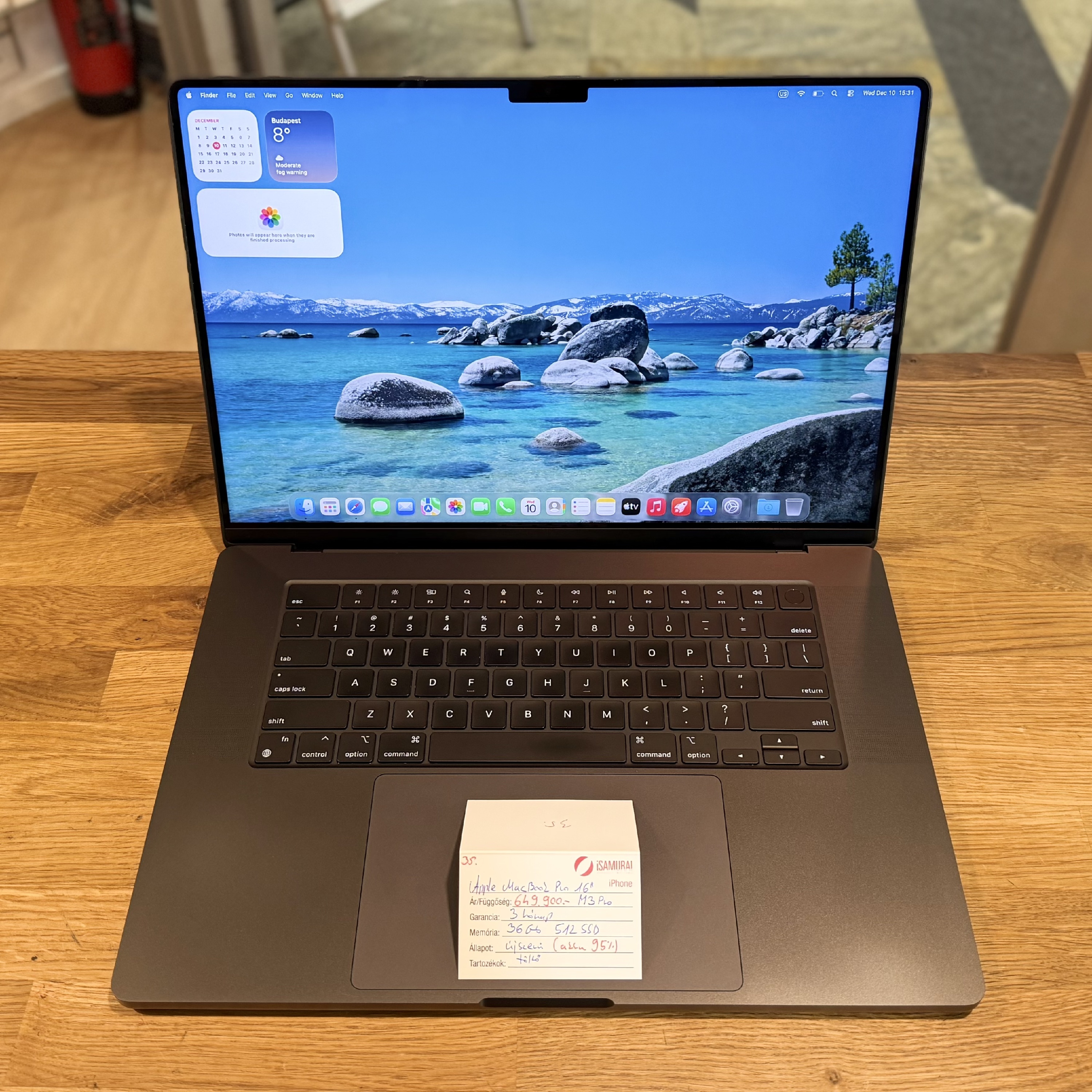 35. Apple MacBook Pro 16