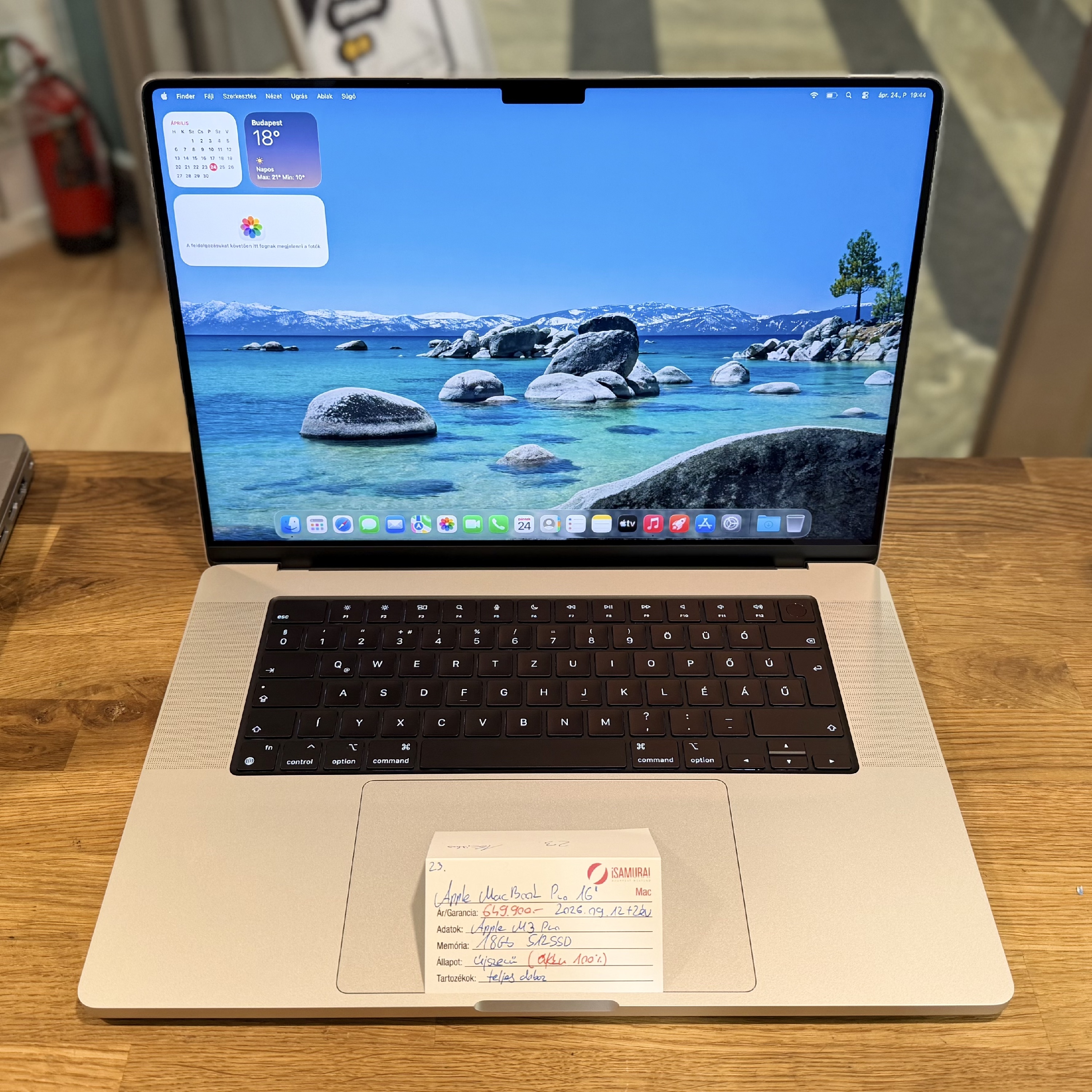 23. Apple MacBook Pro 16