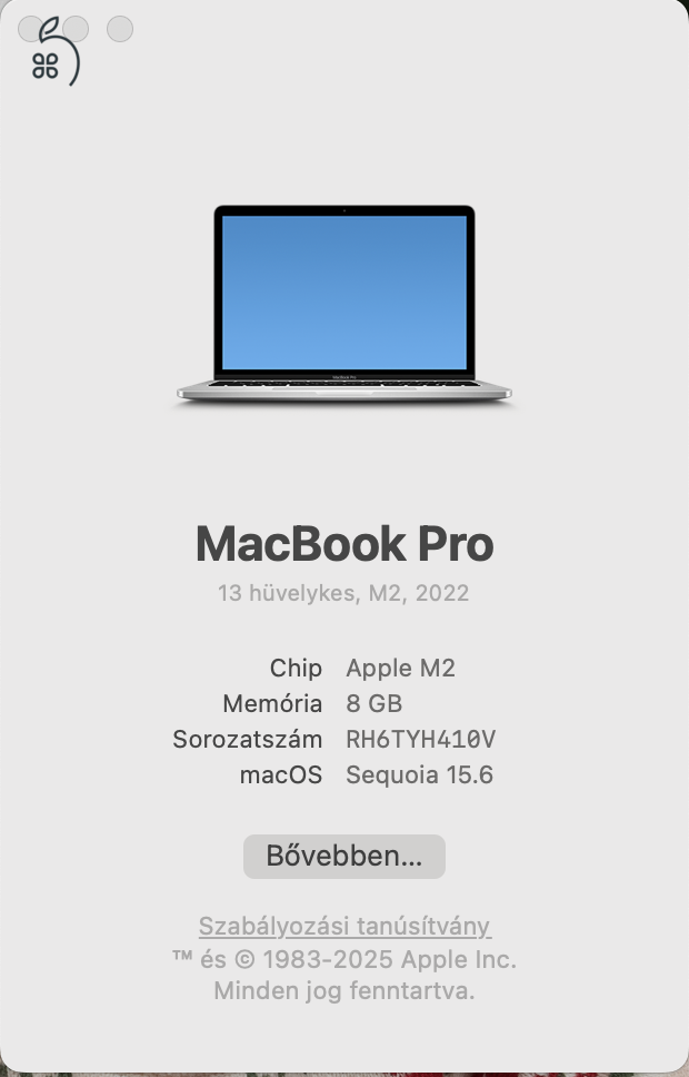 MacBook 13’ M2 Touch Bar - ezüst