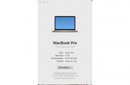 MacBook 13’ M2 Touch Bar - ezüst