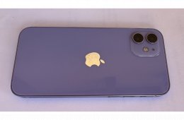iPhone 12 64GB Purple karcmentes gyári állapotban, kártyafüggetlen, ajándék tokkal