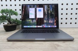 Apple MacBook Pro 16” M1 Pro – Nagykijelzős erő, profi teljesítmény – 32 GB RAM / 1 TB SSD – Használt, megkímélt – 3 hónap garanciával