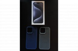 Apple Iphone 15 Pro Max 256 GB Kék Titán